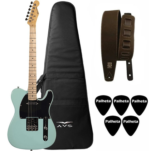 Guitarra Michael Telecaster Gm 385n Ab Antique Blue Michael