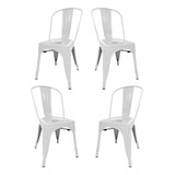 Sillas Tolix X4 C - Desillas Estructura De La Silla Tono Blanco