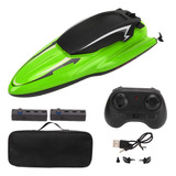 Lancha Rápida De Alta Velocidad Impermeable Rc Ship Con Cont