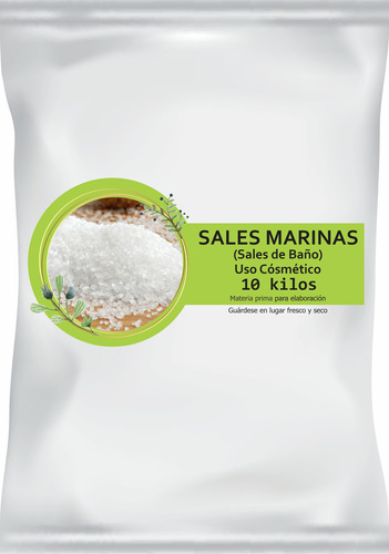 Sales Marinas X 10 Kgs. Mayorista. Uso Cosmético, Relax