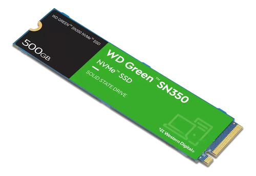 Disco Interno Ssd M.2 2280 Wd Green Sn350 500gb Pcie Gen3x4 