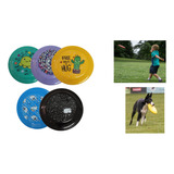 Kit 5 Frisbee Disco Arremesso Brincadeira Divertida Ar Livre