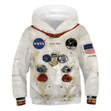 Sudadera Infantil Con Estampado De Astronautas De La Nasa