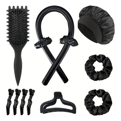 Cepillo Para Rizado + Gorro Para Dormir + Cabello Rizos Tubo | MercadoLibre