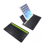 Teclado Bluetooth Recargable Porta Tablet Telefono Multiuso