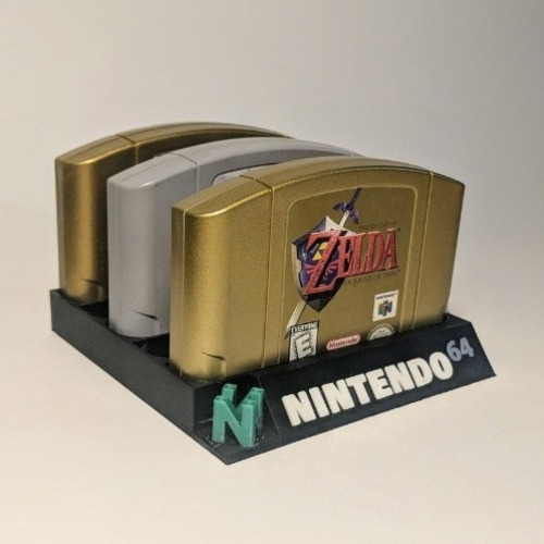 Soporte Base Cassette Nintendo 64 Impresion 3d