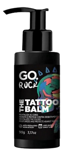 Tattoo Balm Creme Para Tatuagem Go Rock 90g Realça As Cores