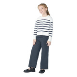 Blusão Hering Cropped Infantil Menina Em Tricô Branco