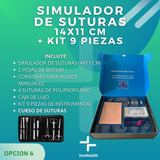 Kit Almohadilla Para Prácticas De Sutura En Silicona 14x11cm