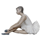 Figurin Decorativo Nao Lladro Spain Bailarina Sellada Base