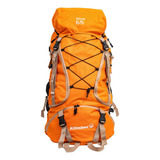 Morral Para Camping 65 Litros Naranja Minca Klimber