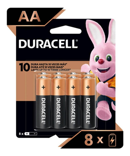 Pack 8 Pilas Duracell Aa Alcalina / Tecnocenter