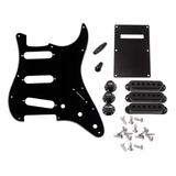 De 11 Agujero Sss Guitar Pickguard + Licencia Trasera + Tono