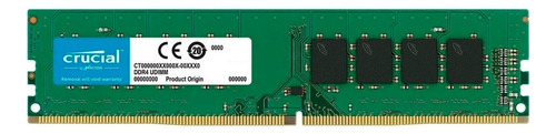 Memória Ram Color Verde  16gb 1 Crucial Ct16g4dfd8266