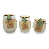  Set De Velas De Cera De Soja Aromatizada