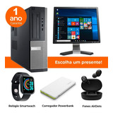 Computador Estudo Dell Optiplex Int I3 2g 4gb Ssd120 Mon17q