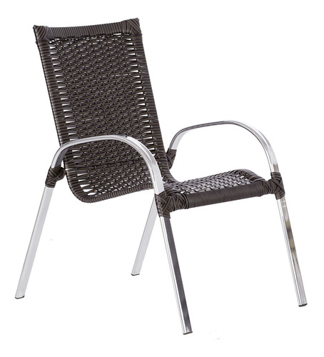 Cadeira De Area Em Aluminio E Fibra Sintetica Colombia