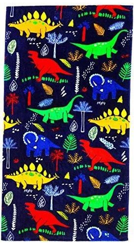 Toalla De Baño Para Niños 60x120cm Diseño De Dinosaurio A