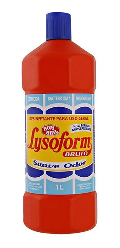 05unidade Lysoform  Suave Bactericida Desinfetante Uso Geral