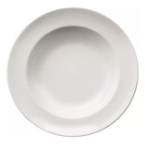 Platos Hondos De Melamina Blanco 22,5cm Comedor X 12