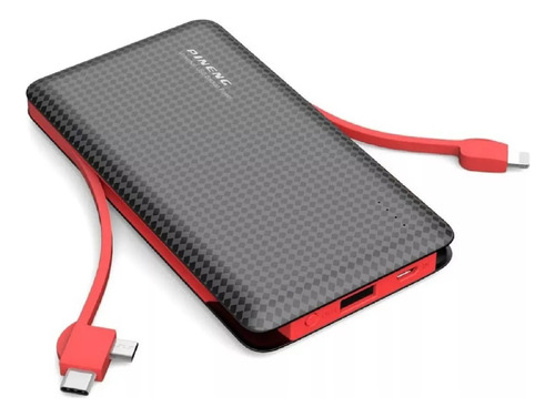 Carregador Portátil Power Bank 10.000mah Universal Usb Typec