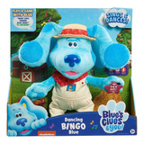 Peluche Pistas Blue Dancing Bingo 35 Cm Canta Baila Clues