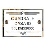 Placas De Numeração De Condomínio Produto De Qualidade Veja