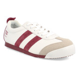 Zapatilla Hombre North Star Classic Blanco - Rojo