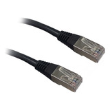 Cable Ponchado Xcase Ftp Cat 6 De 50 Cm Color Negro