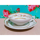 Taza Para Té De Porcelana Limoges Unic