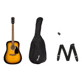 Guitarra Acústica Fender Alternative Fa-115,sunburst, Gloss