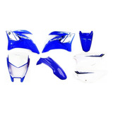 Kit Carenagem Xtz 250 Lander 2014 Azul Com Adesivo