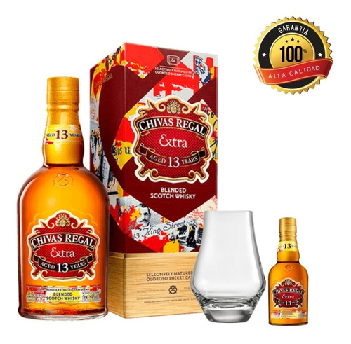 Whisky Chivas Extra Glencairn - mL a $4560