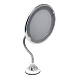 Espelho Maquiagem Bancada Haste Flexível Luz Led Aumento 5x
