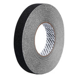 Rollo De 18m De Cinta Antiderrapante Negro 25mm Con Abrasivo