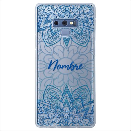 Funda Galaxy Antigolpes Mandalas Personalizada Con Tu Nombre