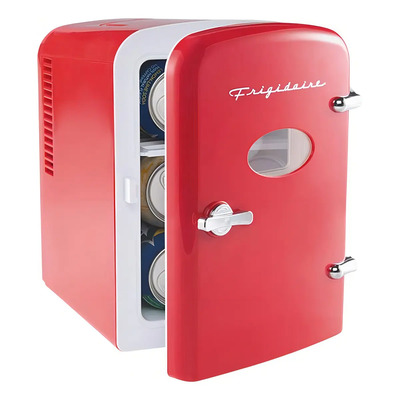 Frigobar Frigidaire Retro Mini Efmis129 Rojo 4lt 6 Latas