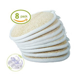 Exfoliantes De Lufa Almohadillas De Gomaespuma (paquete De 8