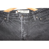 Pantalón Harley Davidson Mezclilla Negro,talla 28 ,original