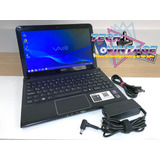 Laptop Sony Vaio Sve11115elb Negra Amd E2 1.7ghz 500+8gb