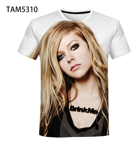 Camiseta Estampada En 3d De Avril Ramona Lavigne Pictures