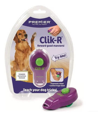 Clicker Clik-r Pet Safe Adestramento E Treinamento Para Cães