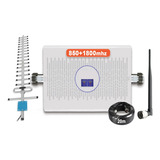 Kit Repetidor Celular 850+1800mhz Dualband 70db Antena 20dbi