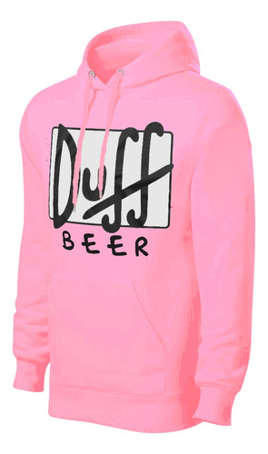 Duff Beer Buzo Canguro Los Simpson Unisex Varios Colores