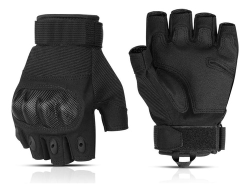 Guantes Carbon Fibra Táctico Apto Pantalla Táctil Para Moto