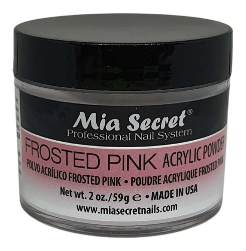 1 Acrílico Mia Secret De 59g(frosted Pink) Esta En Estylosas