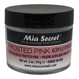 1 Acrílico Mia Secret De 59g(frosted Pink) Esta En Estylosas