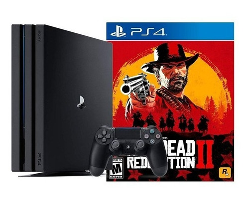 Sony Playstation 4 Pro 1tb + Red Dead Redemption 2 + 2 Controles