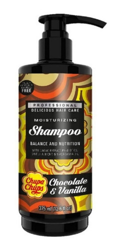 Shampoo  Chocolate Y Vainilla  Chupa Chups 375 Ml