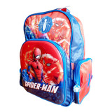 Spiderman Mochila Escolar Espalda 16 PuLG Comic Marvel Ed Color Azul